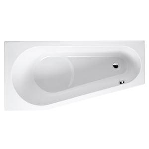 RIHO DELTA rohová vana 150x80 cm, bez nožiček, akrylát