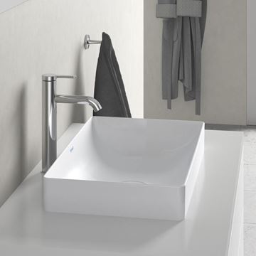 DURAVIT DURASQUARE umyvadlo 60 cm, bez přepadu 2355600000 Obrázek - fotka