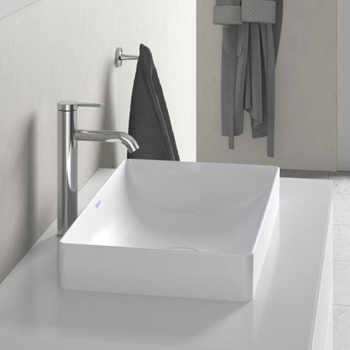 DURAVIT DURASQUARE umyvadlo 60 cm, bez přepadu 2355600000 Obrázek - fotka