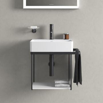 DURAVIT DURASQUARE umývátko 45 cm, s otvorem pro baterie, bez přepadu 0732450041 Obrázek - fotka