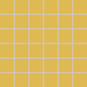 RAKO COLOR TWO mozaika 30x30(5x5) cm, lepená na síti, mat, tmavě žlutá