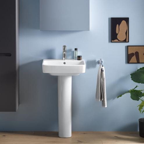 DURAVIT NO.1 umyvadlo 55 cm, s otvorem pro baterii a přepadem 23755500002 Obrázek - fotka