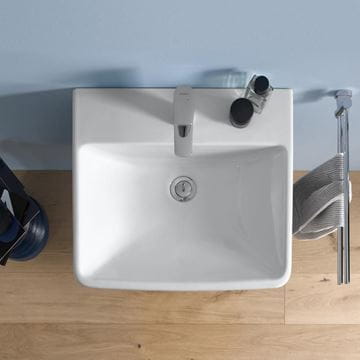 DURAVIT NO.1 umyvadlo 55 cm, s otvorem pro baterii a přepadem 23755500002 Obrázek - fotka