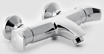 NOVASERVIS METALIA 57 vanová nástěnná termostatická baterie, s přepínačem, chrom 57920/1,0 Obrázek - fotka