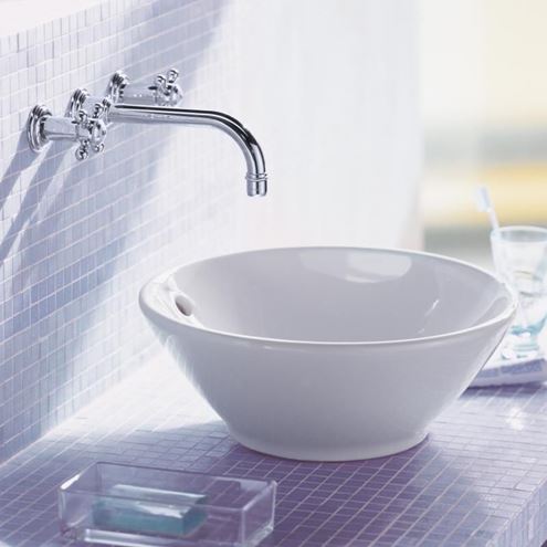 DURAVIT BACINO umyvadlová mísa 42 cm, s přepadem 0325420000 Obrázek - fotka