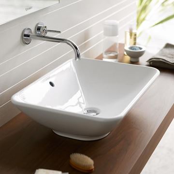 DURAVIT BACINO umyvadlová mísa 55 cm, s přepadem 0334520000 Obrázek - fotka
