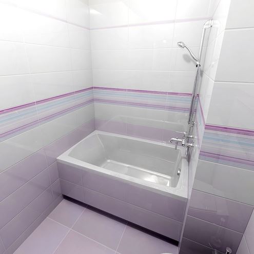 POLYSAN LILY vana 130x70 cm, bez nožiček, akrylát 77511 Obrázek - fotka