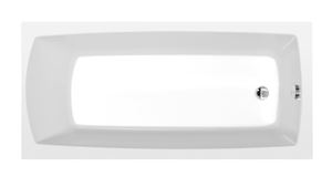 POLYSAN LILY vana 150x70 cm, bez nožiček, akrylát