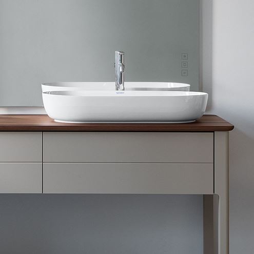 DURAVIT LUV umyvadlová mísa 80 cm, bez přepadu 0379800000 Obrázek - fotka