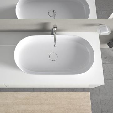 DURAVIT LUV umyvadlová mísa 80 cm, bez přepadu 0379800000 Obrázek - fotka
