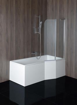 POLYSAN VERSYS rohová vana 170x84 cm, bez nožiček, akrylát 70611 Obrázek - fotka