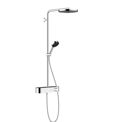 HANSGROHE PULSIFY S SHOWERPIPE 260 sprchový set s temostatickou baterií, horní sprcha, ruční sprcha se 3 proudy, tyč, hadice, EcoSmart, chrom 24221000 Obrázek - Hlavní obrázek