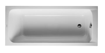 DURAVIT D-CODE vana 170x75 cm, bez nožiček, akrylát