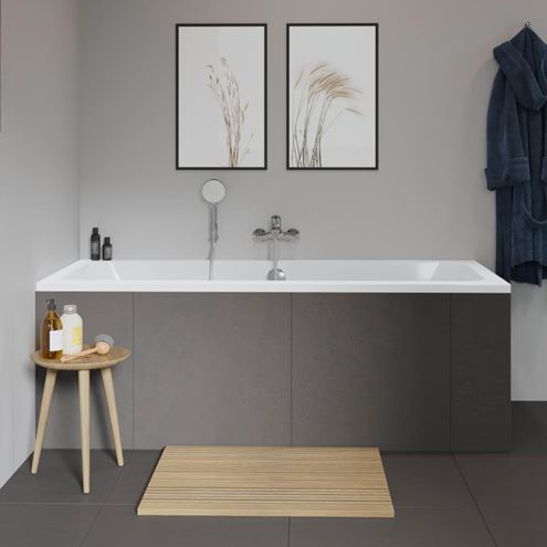 DURAVIT D-CODE vana 180x80 cm, pro 2 osoby, bez nožiček, akrylát 700101000000000 Obrázek - fotka