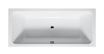 DURAVIT D-CODE vana 180x80 cm, pro 2 osoby, bez nožiček, akrylát
