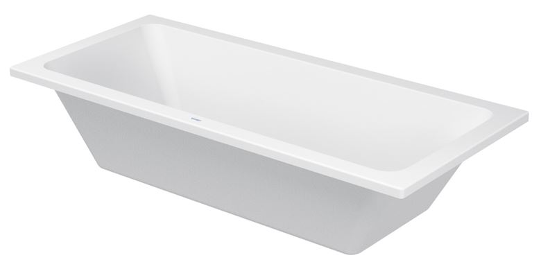 DURAVIT D-CODE vana 180x80 cm, pro 2 osoby, bez nožiček, akrylát 700101000000000 Obrázek - fotka
