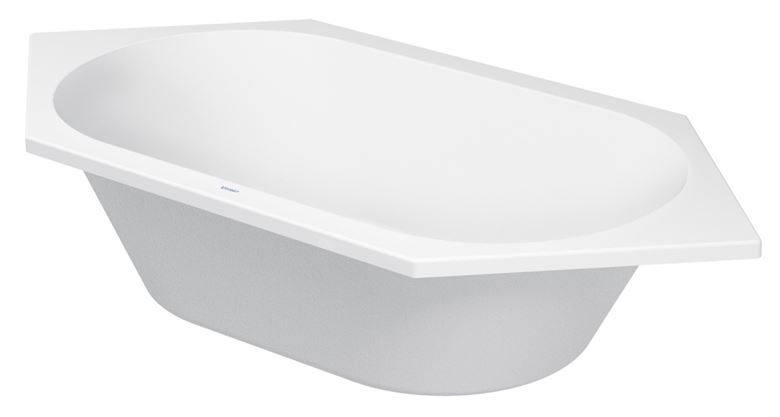 DURAVIT D-CODE vana 190x90 cm, pro 2 osoby, bez nožiček, akrylát 700138000000000 Obrázek - fotka