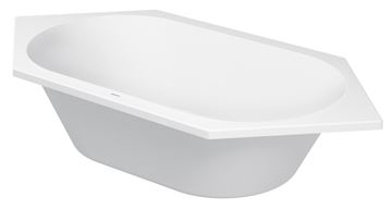 DURAVIT D-CODE vana 190x90 cm, pro 2 osoby, bez nožiček, akrylát 700138000000000 Obrázek - fotka