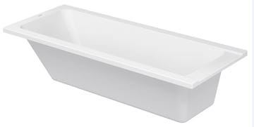 DURAVIT D-CODE vana 170x75 cm, bez nožiček, akrylát 700099000000000 Obrázek - fotka