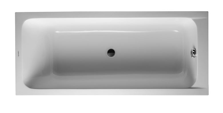 DURAVIT D-CODE vana 170x75 cm, bez nožiček, akrylát 700099000000000 Obrázek - Hlavní obrázek