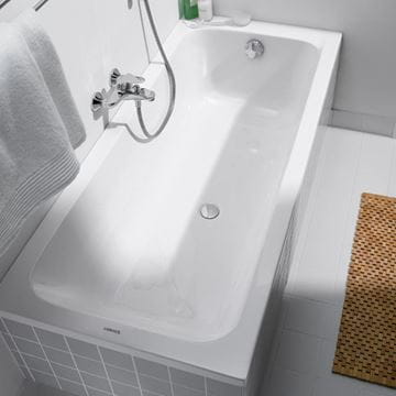 DURAVIT D-CODE vana 170x75 cm, bez nožiček, akrylát 700099000000000 Obrázek - fotka