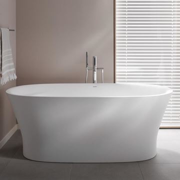 DURAVIT CAPE COD volně stojící vana 185,5x88,5 cm, pro 2 osoby, DuraSolid 700330000000000 Obrázek - fotka