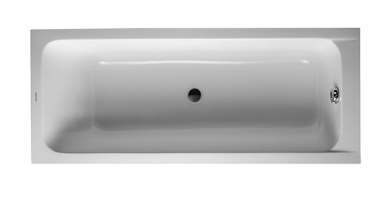 DURAVIT D-CODE vana 170x70 cm, bez nožiček, akrylát 700097000000000 Obrázek - Hlavní obrázek