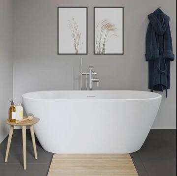 DURAVIT D-NEO volně stojící vana 160x75 cm, pro 2 osoby, DuraSolid 700477000000000 Obrázek - fotka