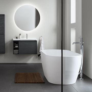 DURAVIT D-NEO volně stojící vana 160x75 cm, pro 2 osoby, DuraSolid 700486000000000 Obrázek - fotka