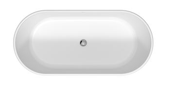 DURAVIT D-NEO volně stojící vana 160x75 cm, pro 2 osoby, DuraSolid