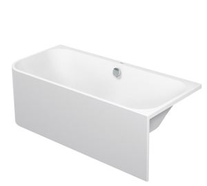 DURAVIT HAPPY D.2 rohová vana 180x80 cm, pro 2 osoby, s nožičkami, akrylát