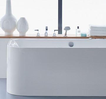 DURAVIT HAPPY D.2 rohová vana 180x80 cm, pro 2 osoby, s nožičkami, akrylát 700317000000000 Obrázek - fotka