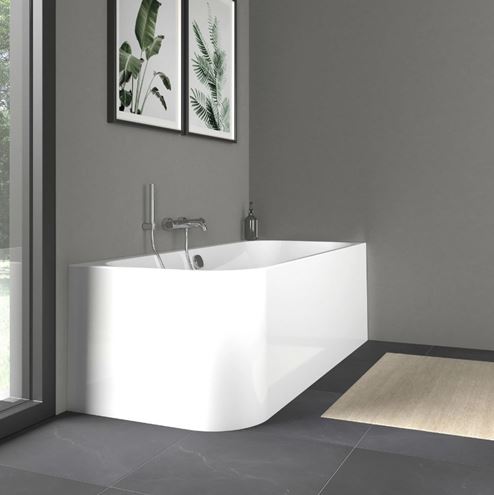 DURAVIT HAPPY D.2 rohová vana 180x80 cm, pro 2 osoby, s nožičkami, akrylát 700317000000000 Obrázek - fotka