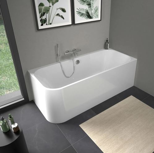 DURAVIT HAPPY D.2 rohová vana 180x80 cm, pro 2 osoby, s nožičkami, akrylát 700317000000000 Obrázek - fotka