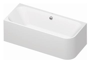 DURAVIT HAPPY D.2 rohová vana 180x80 cm, pro 2 osoby, s panelem a nožičkami, akrylát 700316000000000 Obrázek - fotka
