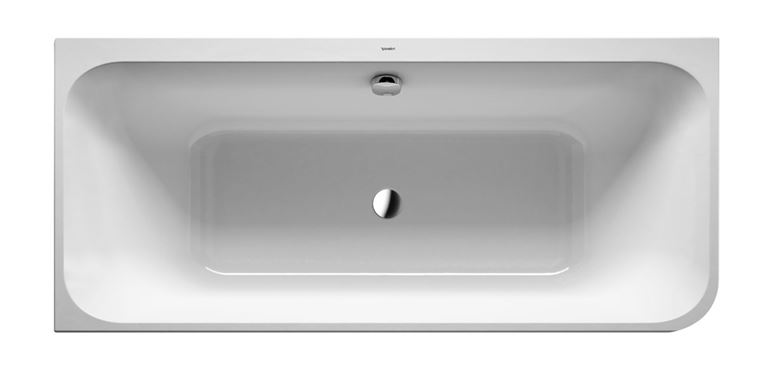 DURAVIT HAPPY D.2 rohová vana 180x80 cm, pro 2 osoby, s panelem a nožičkami, akrylát 700316000000000 Obrázek - Hlavní obrázek