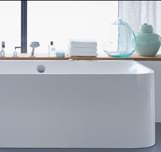 DURAVIT HAPPY D.2 rohová vana 180x80 cm, pro 2 osoby, s panelem a nožičkami, akrylát 700316000000000 Obrázek - fotka