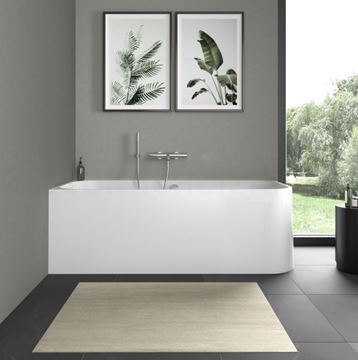 DURAVIT HAPPY D.2 rohová vana 180x80 cm, pro 2 osoby, s panelem a nožičkami, akrylát 700316000000000 Obrázek - fotka