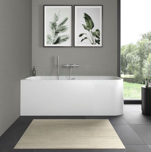 DURAVIT HAPPY D.2 rohová vana 180x80 cm, pro 2 osoby, s panelem a nožičkami, akrylát 700316000000000 Obrázek - fotka