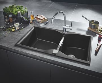 GROHE MINTA dřezová baterie, s vytahovací koncovkou, chrom 32918000 Obrázek - fotka