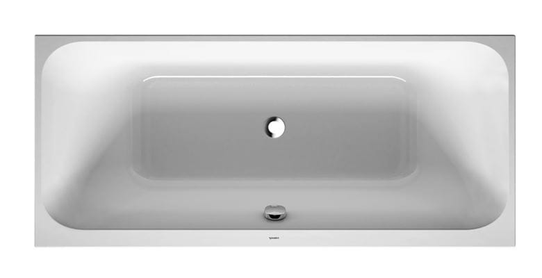 DURAVIT HAPPY D.2 vana 180x80 cm, pro 2 osoby, bez nožiček, akrylát 700314000000000 Obrázek - Hlavní obrázek