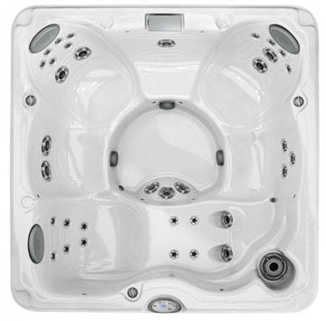JACUZZI J-235 vířivka 213,5x213,5 cm, pro 6 osob, 35 trysek, s termokrytem, s osvětlením, platinum/roasted chestnut J235+903003210 MSF Obrázek - fotka