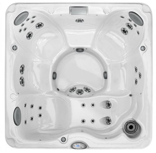 JACUZZI J-235 vířivka 213,5x213,5 cm, pro 6 osob, 35 trysek, s termokrytem, s osvětlením, platinum/roasted chestnut J235+903003210 MSF Obrázek - fotka