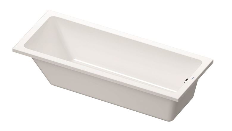 DURAVIT NO.1 vana 160x70 cm, bez nožiček, akrylát 700488000000000 Obrázek - fotka