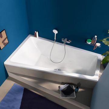 DURAVIT NO.1 rohová vana 150x80 cm, bez nožiček, akrylát 700504000000000 Obrázek - fotka