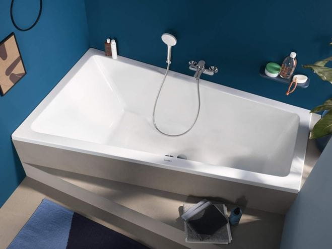 DURAVIT NO.1 rohová vana 170x100 cm, bez nožiček, akrylát 700508000000000 Obrázek - fotka