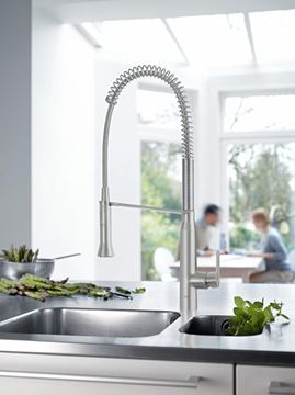 GROHE K7 dřezová baterie, s flexi ramínkem a sprškou, chrom 32950000 Obrázek - fotka