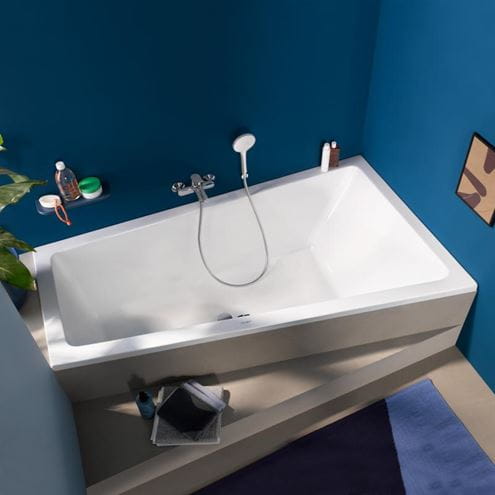 DURAVIT NO.1 rohová vana 160x85 cm, bez nožiček, akrylát 700507000000000 Obrázek - fotka