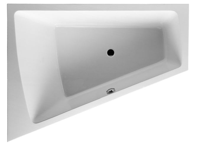 DURAVIT PAIOVA rohová vana 180x140 cm, bez nožiček, akrylát 700216000000000 Obrázek - fotka