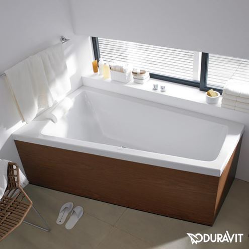 DURAVIT PAIOVA rohová vana 180x140 cm, bez nožiček, akrylát 700216000000000 Obrázek - fotka